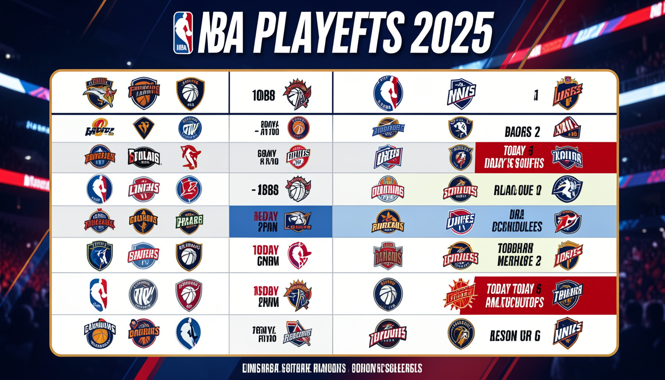 NBA Playoffs 2025: Latest Bracket, Schedule, and Today’s Matchups