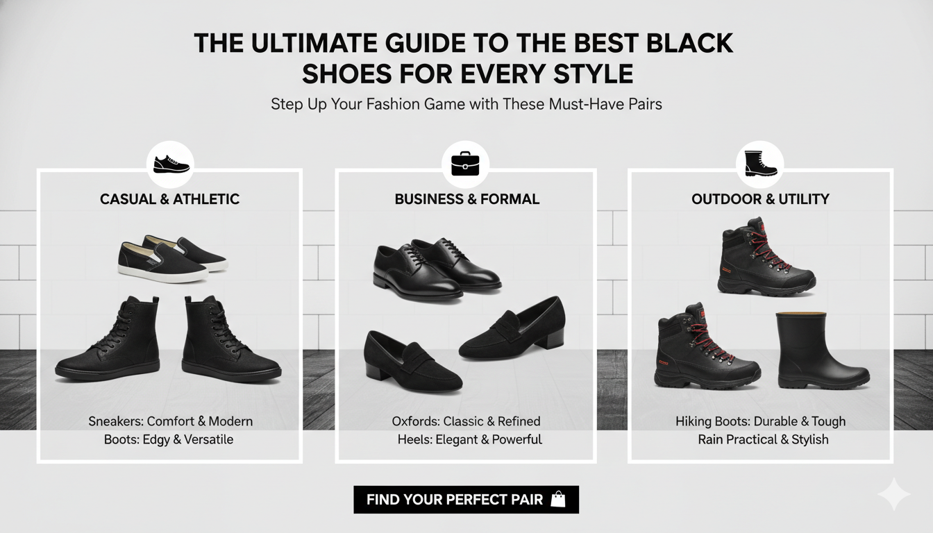 The Ultimate Guide to the Best Black Shoes for Every Style